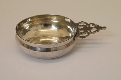 Lot 103 - George I Britannia standard silver bleeding bowl or porringer, sponsor's mark of John Fawdery