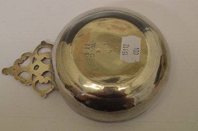 Lot 103 - George I Britannia standard silver bleeding bowl or porringer, sponsor's mark of John Fawdery