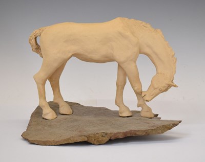 Lot 292 - Terracotta sculpture of a horse