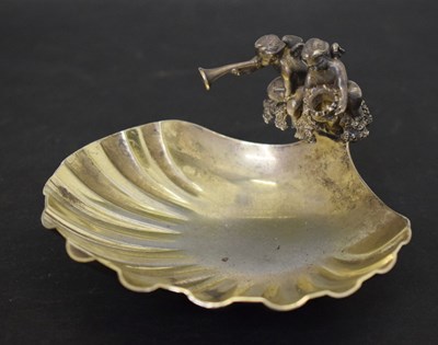 Lot 201 - Elizabeth II Aurum limited edition silver shell dish