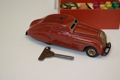 Lot 422 - Schuco - Two tinplate clockwork motor vehicles