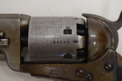 Lot 159 - .36 inch calibre London Colt model 1851 Navy Revolver
