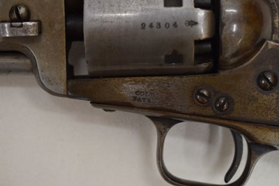 Lot 159 - .36 inch calibre London Colt model 1851 Navy Revolver