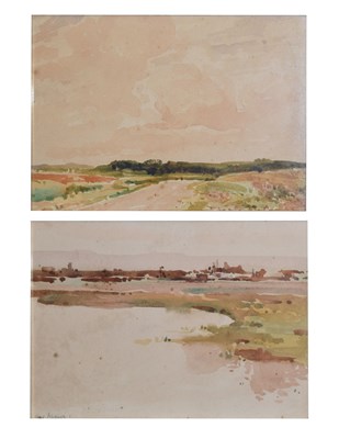 Lot 569 - Frederick Milner RWA (1880-1939) – Pair of watercolours – Cornish scenes