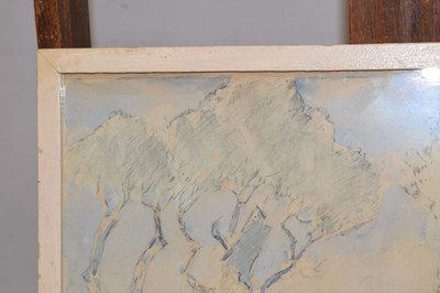 Lot 567 - James Beattie Michie (1891-1959) – Pencil and wash – Study of trees