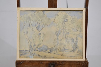 Lot 567 - James Beattie Michie (1891-1959) – Pencil and wash – Study of trees