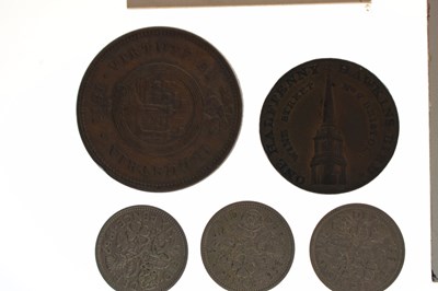 Lot 244 - Bristol Tokens and mixed GB coinage