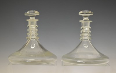 Lot 464 - Pair of ship's decanters