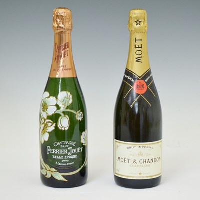 Lot 384 - Perrier Joët Belle Epoque 1999 Brut and Moët & Chandon champagne