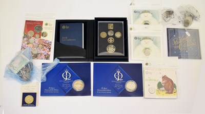 Lot 243 - 2018 Royal Mint proof commemorative coin set