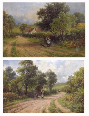 Lot 356 - William Joseph King (British, c.1857-1943) - Pair of oils on canvas