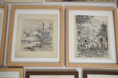 Lot 615 - Ernest Paul Brander Musman "E.B. Musman" (1888-1972) - Quantity of watercolours