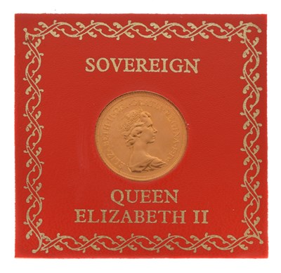 Lot 125 - Elizabeth II gold sovereign, 1980