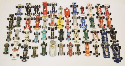 Lot 429 - Large collection of mixed branded diecast model racing cars