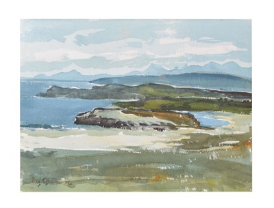 Lot 596 - Reg Gammon (1894-1997) - Watercolour - 'Nr. Scourie c.1976'