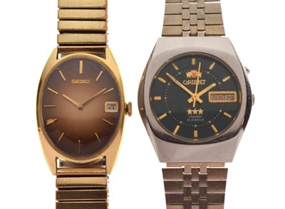 Lot 139 - Two vintage wristwatches -  Seiko and Orient