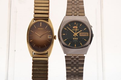 Lot 139 - Two vintage wristwatches -  Seiko and Orient