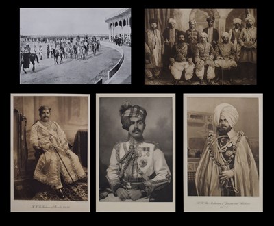 Lot 317 - Indian Interest: Approximately twenty images of Maharajahs, etc