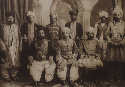 Lot 317 - Indian Interest: Approximately twenty images of Maharajahs, etc