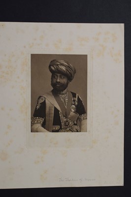 Lot 317 - Indian Interest: Approximately twenty images of Maharajahs, etc