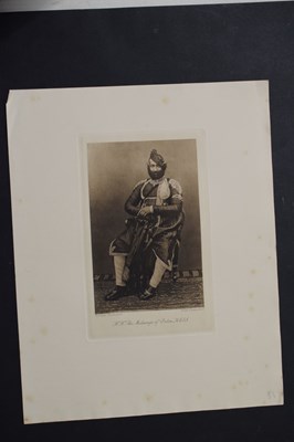 Lot 317 - Indian Interest: Approximately twenty images of Maharajahs, etc