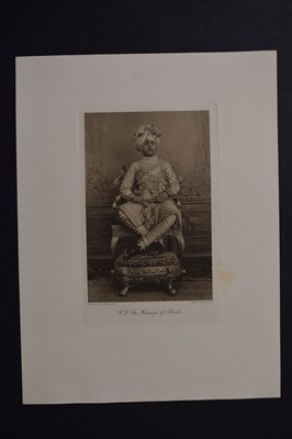 Lot 317 - Indian Interest: Approximately twenty images of Maharajahs, etc