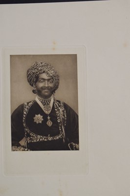 Lot 317 - Indian Interest: Approximately twenty images of Maharajahs, etc