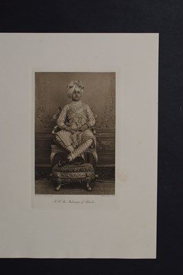 Lot 317 - Indian Interest: Approximately twenty images of Maharajahs, etc
