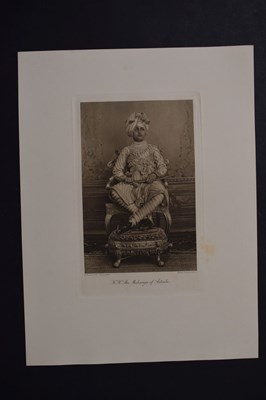 Lot 317 - Indian Interest: Approximately twenty images of Maharajahs, etc
