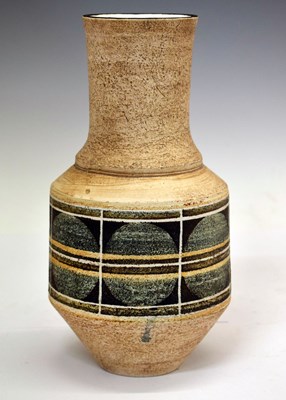 Lot 433 - Troika Pottery vase, swollen cylindrical form