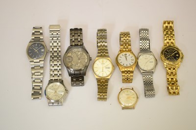 Lot 151 - Winegartens - Gentleman's vintage gold plated watch and others