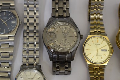 Lot 151 - Winegartens - Gentleman's vintage gold plated watch and others