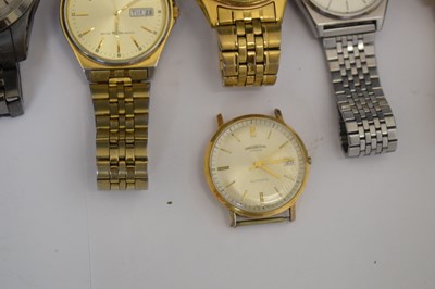 Lot 151 - Winegartens - Gentleman's vintage gold plated watch and others