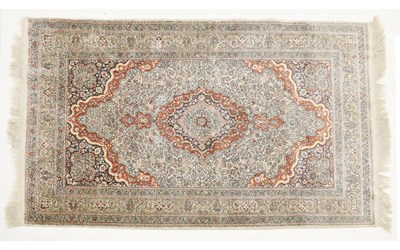 Lot 625 - Eastern silk rug