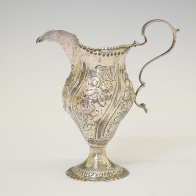 Lot 202 - Edward VII Britannia standard silver milk jug in the Georgian manner