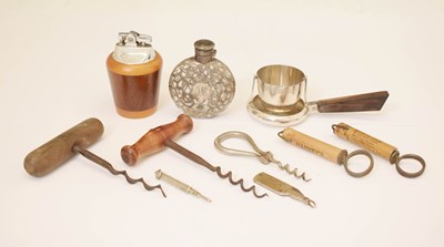 Lot 308 - Group of corkscrews etc