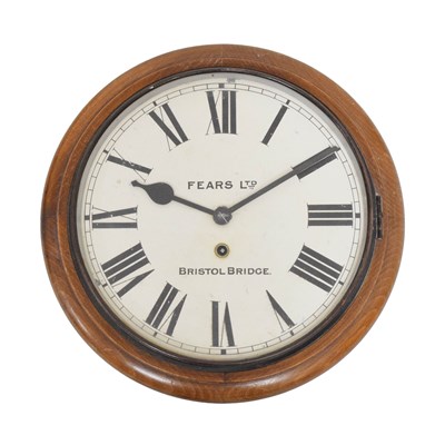 Lot 642 - Early 20th century Fears Ltd spring driven wall clock