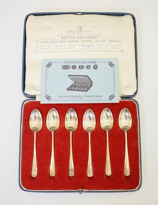 Lot 226 - Cased set of six silver 'Jubillee Silver 1935 British Hall Marks' teaspoons