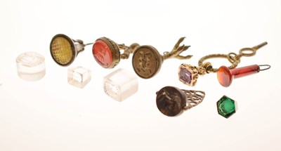 Lot 284 - Collection of intaglio and fob seals