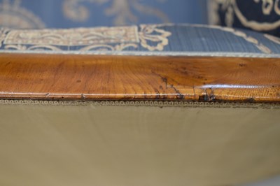 Lot 476 - 19th century Biedermeier ash-veneered settee or sofa