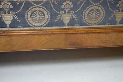 Lot 476 - 19th century Biedermeier ash-veneered settee or sofa