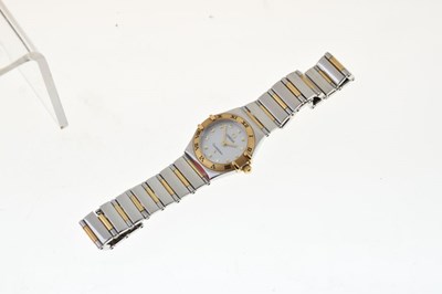Lot 149 - Omega, Constellation - Lady's two-colour bracelet watch