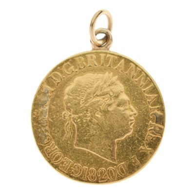 Lot 208 - George III gold sovereign, 1820