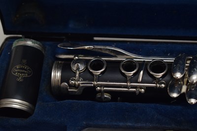 Lot 365 - Two cased pairs of Buffet Crampon & Cie of Paris clarinets
