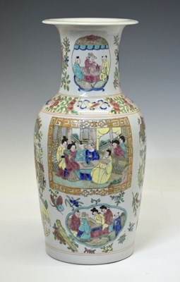 Lot 530 - Chinese Canton Famille Rose vase