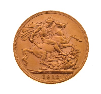 Lot 223 - George V gold sovereign, 1912