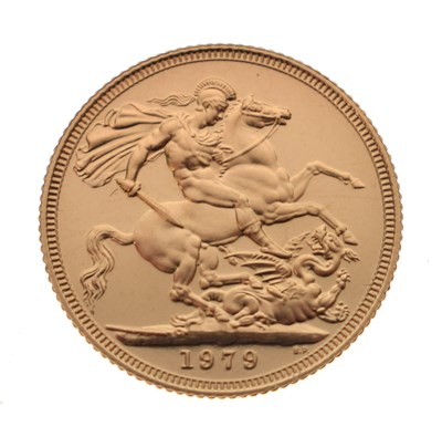 Lot 229 - Elizabeth II gold sovereign, 1979