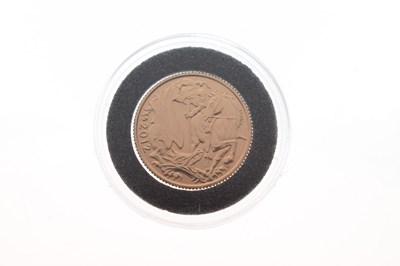 Lot 231 - Elizabeth II 'Era of Gold Age of Empire' gold sovereign, 2012