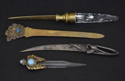 Lot 306 - Early 20th century WMF letter opener