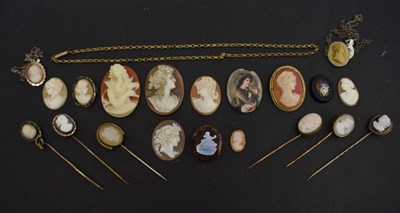 Lot 110 - Collection of cameos